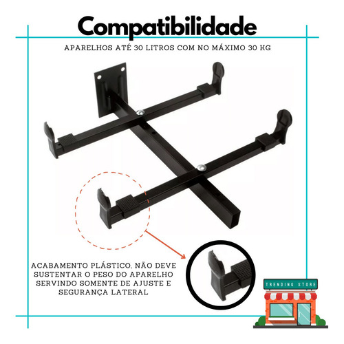 Suporte Para Microondas Multivisão F200 Até 30kg