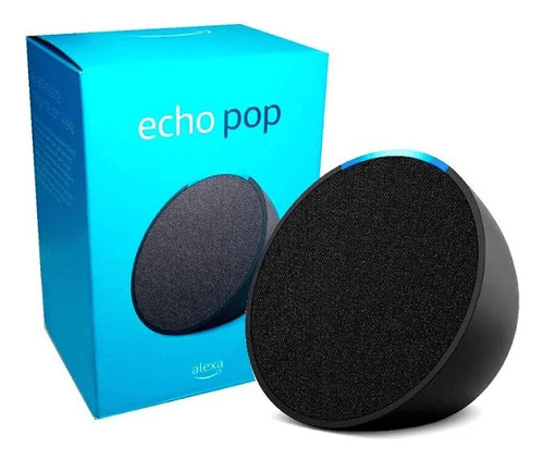 Echo Pop Smart Speaker Com Alexa Integrado Wi-fi / Bluetooth