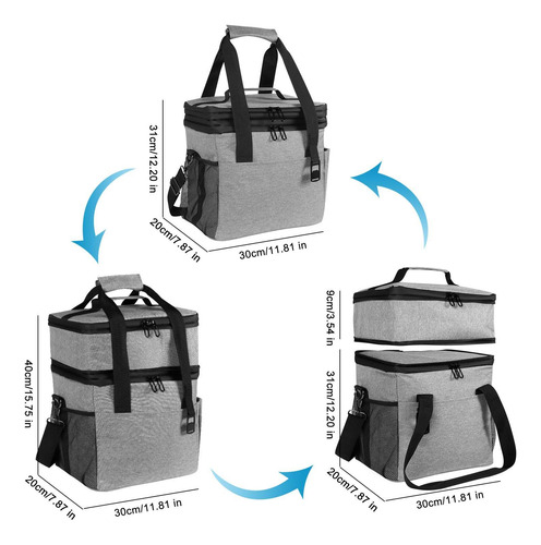 Bolsa Térmica De 15 L, Bolsa De Mano, Contenedor De