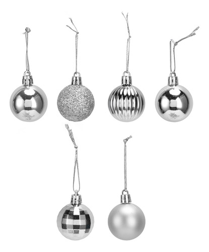 Decoración Navideña, 36 Piezas, Adornos De Bolas De Árbol Ir