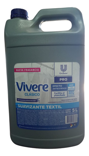 Vivere Suavizante Para La Ropa 5l