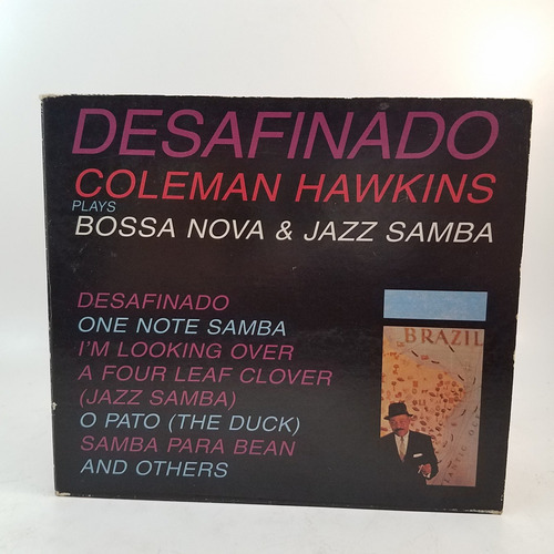 Coleman Hawkins - Desafinado - Cd - Mb 