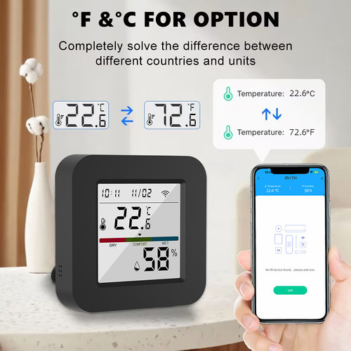Monitor De Temporização Wifi Para Garage Office Home Univer