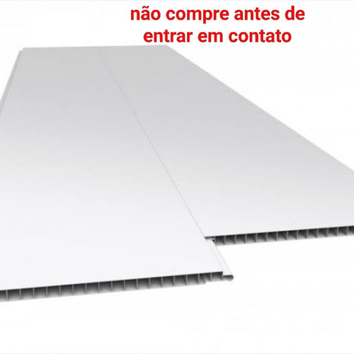Forro De Pvc Branco Liso 8mm Junta Seca Placa Com 2,00 Mts