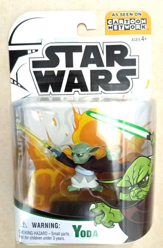 Yoda Clone Wars Cartoon Network Star Wars (Usado)
