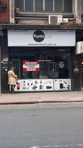 Local Comercial Centro Amplio Ventanal C/vivienda/deposito