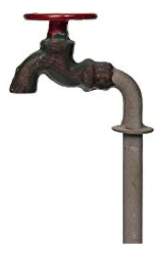 Creative Coop Da0075 Metal Faucet Design Papel Toalla Titula