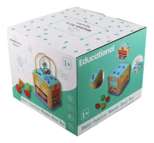Juego Didáctico Cubo Multifunción 7en1 Montessori Para Niños