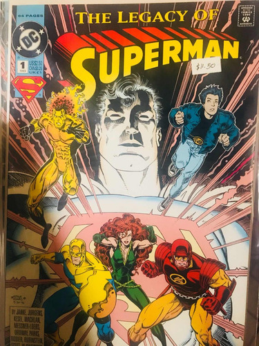 Comic The Legacy Of Superman #1. Mar 1993.