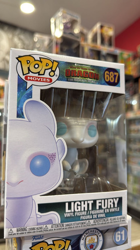 Funko Pop How To Train Your Dragon 3 Light Fury #687 (Usado)