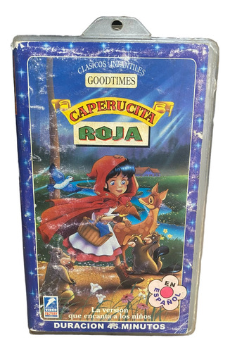 Vhs Caperucita Roja 1995 En Español 100% Original