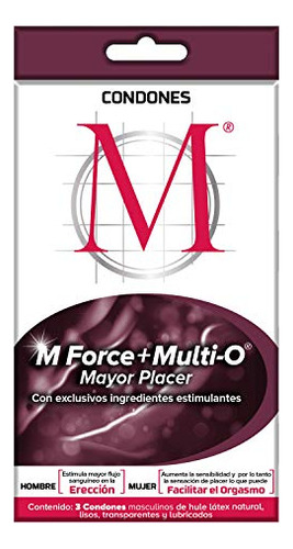M Force Condones M-force + Multio-o 3 Pz