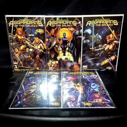 Marvel Grapas - Asgardians Of The Galaxy - Set 5 Comics