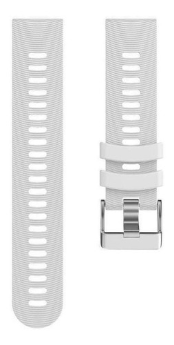 Pulseira Para Garmin 245 645 Music Pelicula E Capa Proteção Cor Branco