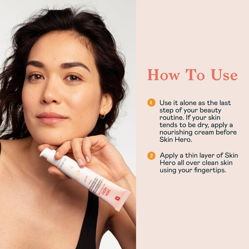Crema Hidratante Facial Erborian Skin Hero White Ginseng 40m