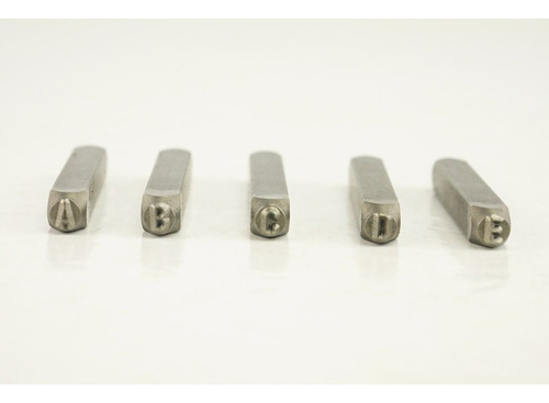 Numeros Y Letras De Golpe 3mm 36 Piezas Para Metales