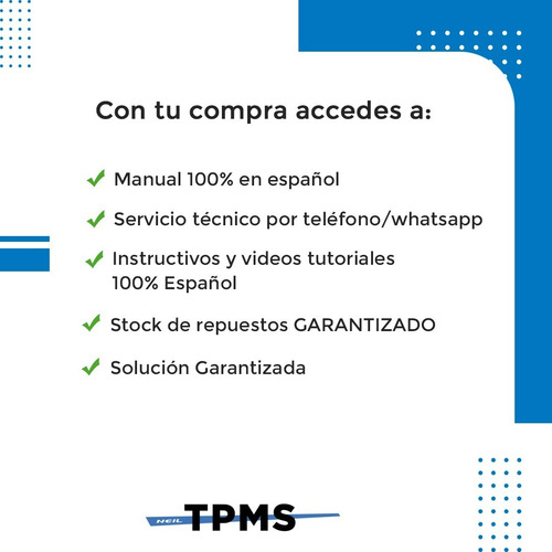 Imagen 2 de 10 de Tpms Sensor Presión 4 O 2 Neumáticos P. Tráiler Externos