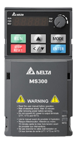 Drive Delta Ac, Ms-series 0.25hp 230vmodelo: Vfd1a6ms21ansaa