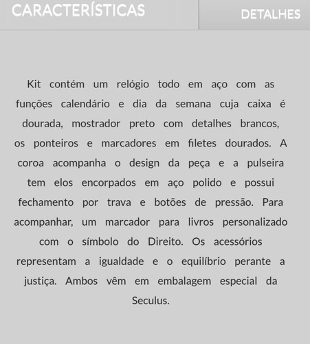 Relógio Pulso Séculos Direito