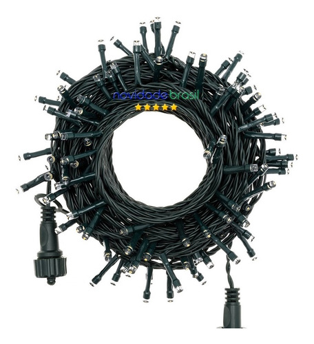 Imagem 2 de 10 de Cordão 500 Leds Prova D'água 47,5 Metros Bivolt 31v Natal