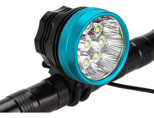 Lampara De Bicicleta 11000 Lumens 7x Cree Led T6 Recar 18ah