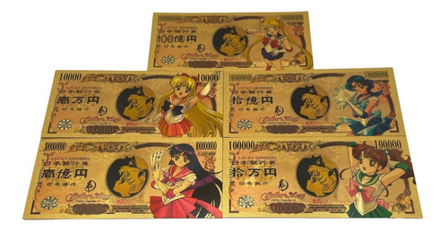 Billetes Dorados Sailor Moon  [set Completo]