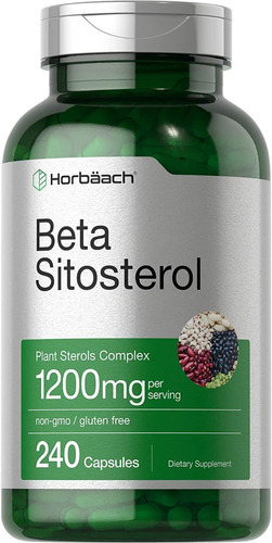 Beta Sitosterol Sitosteroles Prostata 240 Caps Eg Pp29 Sabor Nd