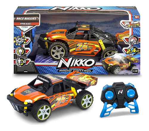 Auto Radio Control Turbo Panther Nikko Race Buggies 10042 Color Negro