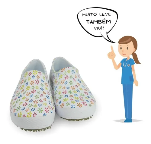 Cal ado Enfermagem Iate Soft Works Mameluko Estampado Com Ca