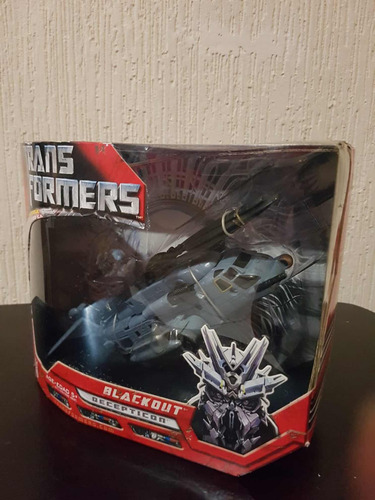 Transformers Blackout Decepción, Hasbro (Usado)