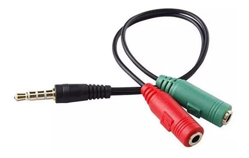 Cable Divisor 1 A 2 Plug 3.5 Splitter Microfono Audifono