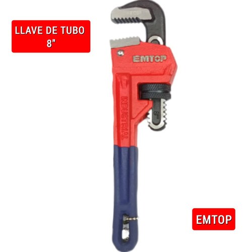 Llave De Tubo 8  Emtop Somos Tienda Física 