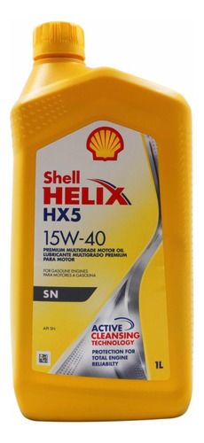 Aceite Shell 15w40 Mineral  Hx5 Sellado