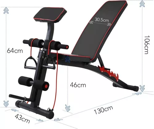 BANCA LIBRE PARA PESAS PROFESIONAL RECLINABLE - ALPHA GYM STORE