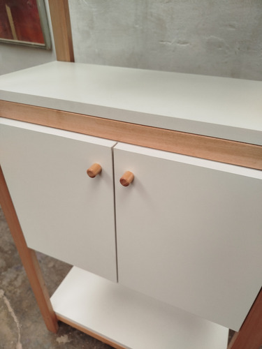 Estantería Librero Organizador Biblioteca Madera C/puertas Miel