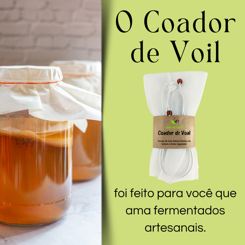 Peneira De Voal-tam. M Ideal P Leite Vegetal Suco Verde