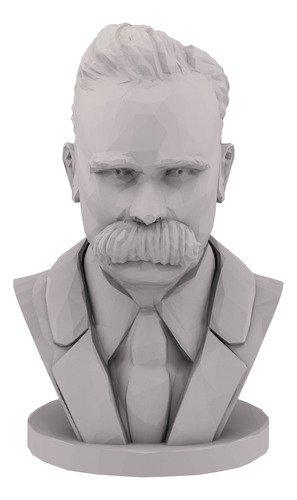 Friedrich Nietzsche Busto 17cm Impreso En 3d