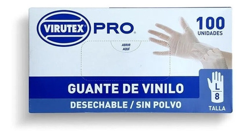 Guante De Vinilo Virutex Talla M