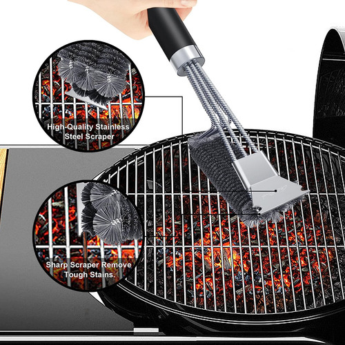 Cepillo Para Parrilla De Barbacoa En Set
