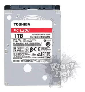 Disco Duro Interno 1tb Tera Toshiba Para Portátil Slim 7mm