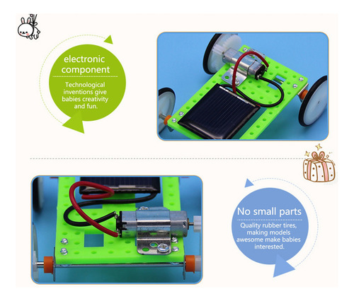 Mini Modelo De Coche Solar W, Manual De Bricolaje, Para Ense