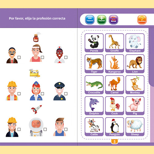 Computadora De Juguetes De Inglés Para El Aprendizaje Tempra