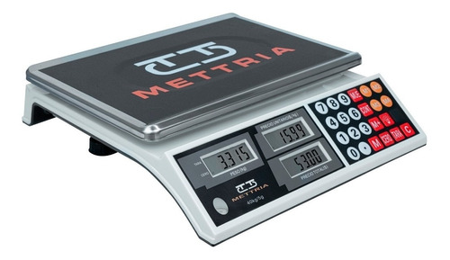 Báscula comercial digital Mettria MTUV-40 40kg 33 cm x 23 cm