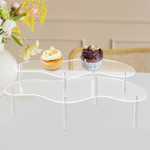 Molde Para Tartas Con Tapa, Acrílico Transparente, Soporte P