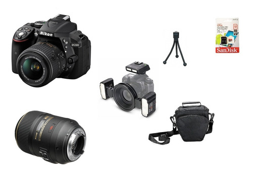Kit Dentista Nikon D5300 + Lente 105mm Macro + Mk-mt24 Novo