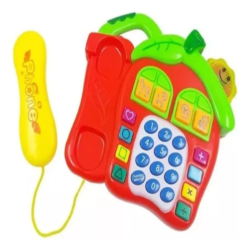 Telefono Musical Para Bebe Interactivo Modelo Manzana