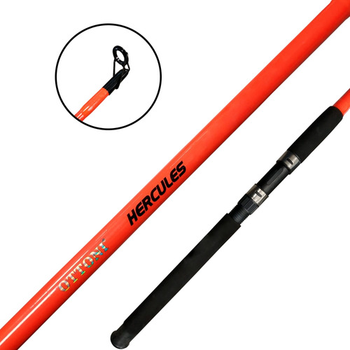 Vara Para Molinete Hercules 2,40m 40-80lbs 2 Partes - Ottoni