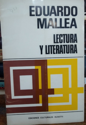 1141. Lectura Y Literatura - Eduardo Mallea