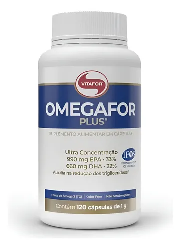 Omegafor Plus 120 Cápsulas Ômega 3 Vitafor