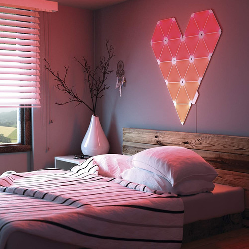 Imagen 3 de 6 de Kit Led Triangulos Nanoleaf Rhythm Edition Smarter